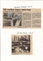 Haus der Kleinen Künste, "Mit wachen Augen unterwegs", Haus der Kleinen Künste, "Mit wachen Augen unterwegs",