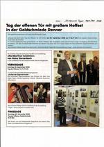Blickpunkt Tegel, Goldschmiede Dennert, "Tag der Offenen Tür mit großem Hoffest" Blickpunkt Tegel, Goldschmiede Dennert, "Tag der Offenen Tür mit großem Hoffest"