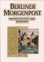 Berliner Morgenpost, Fontane-Haus, "Nach Brandenburg geschaut..." Berliner Morgenpost, Fontane-Haus, "Nach Brandenburg geschaut..."
