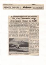Der NordBerliner, Jugendfarm Lübars, Die "Alte Fasanerie" trägt den Namen wieder zu Recht Der NordBerliner, Jugendfarm Lübars, Die "Alte Fasanerie" trägt den Namen wieder zu Recht