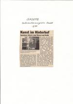 Galerie im Hinterhof, "Malerei und Grafik" Galerie im Hinterhof, "Malerei und Grafik"