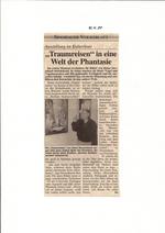 Spandauer Volksblatt, Kulturhaus Spandau, "Traumreisen in eine Welt der Phantasie" Spandauer Volksblatt, Kulturhaus Spandau, "Traumreisen in eine Welt der Phantasie"