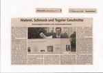 Berliner Abendblatt, Goldschmiede Denner, "Malerei, Schmuck und Tegeler Geschichte" Berliner Abendblatt, Goldschmiede Denner, "Malerei, Schmuck und Tegeler Geschichte"