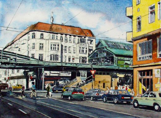 Zwischen 1950 und 1991 hieß es hier noch "Dimitroffstraße".