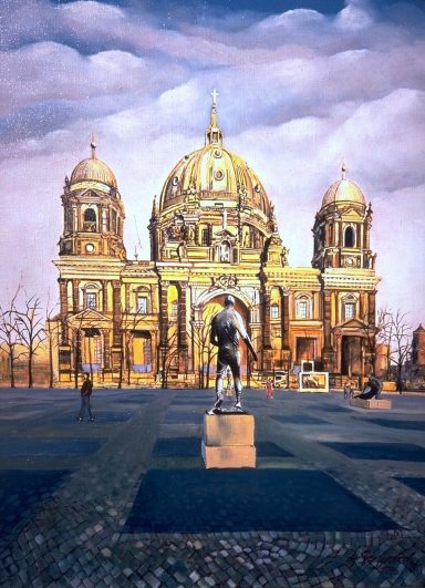 Hauptwerk des wilhelminischen Kirchenbaus, er wurde 1894-1905 von Julius und Otto Raschdorf im Auftrag von Kaiser Wilhelm II erbaut. 