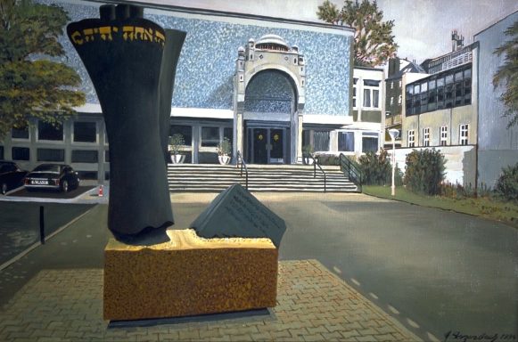 Jüdisches Gemeindehaus Baudenkmal
Fasanenstraße 79-80, 10623 Berlin; Tel 880 28-0. Dieses Gebäude ist mehrfach zerstört worden 