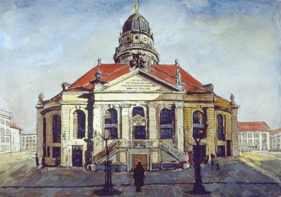 Französische Kirche zu Berlin. Ehem. Platz der Republik.