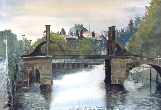 Älteste Brücke Berlin. 