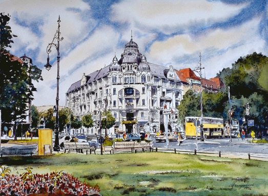 Kurfürstendamm 59/60 / Ecke Leibnizstraße, 10707 Berlin 
Erb. 1905-07 von Hans Toebelmann und Henry Gross (Architekten und Bauherren). 