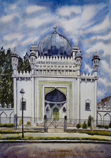 Ahmadiyya Anjuman Ishaat Islam Lahore Inc. Pakistan. Erbaut 1889, 1924-28 von K.A. Herrmann für die "Ahmadiyya Anjuman" 